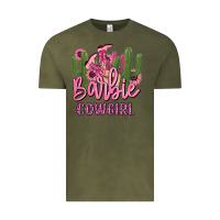 Vintage Olive barbie cowgirl Vintage Tee - MaliasSmallBusiness