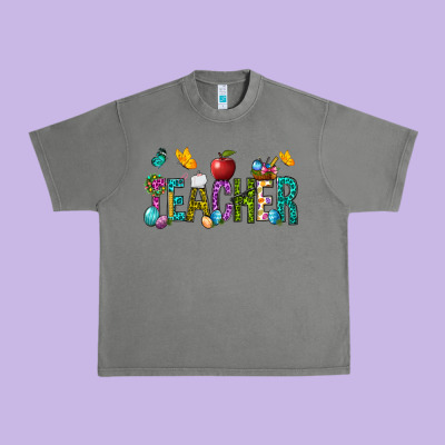 Eastern Teacher Urban Heavy Tee Designed By Bundleandbundleshop