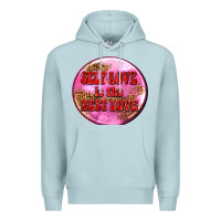 Blue Mist self love is the best love olivia Premium Hoodie - OliviaCreatesArt