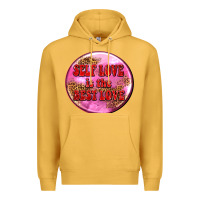 Mustard self love is the best love olivia Premium Hoodie - OliviaCreatesArt