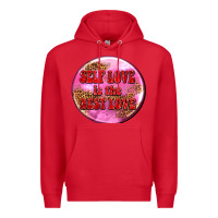 Red self love is the best love olivia Premium Hoodie - OliviaCreatesArt