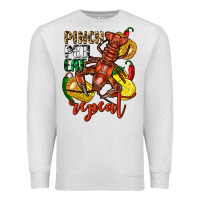 Oatmeal Heather Pinch peel eat repeat crawfish Premium Sweatshirt - FaDigitalArtStudio