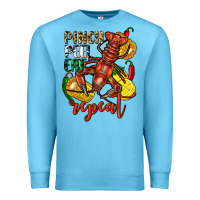Ocean Blue Pinch peel eat repeat crawfish Premium Sweatshirt - FaDigitalArtStudio