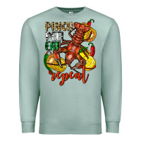 Seafoam Pinch peel eat repeat crawfish Premium Sweatshirt - FaDigitalArtStudio