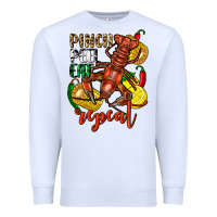 White Pinch peel eat repeat crawfish Premium Sweatshirt - FaDigitalArtStudio