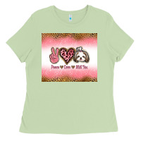 Matcha peace love shih tzu Ladies Tee - Jasminsmagicworld