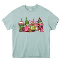 Arona pink christmas gnomes coffee cups Heavy Core Tee - Jasminsmagicworld