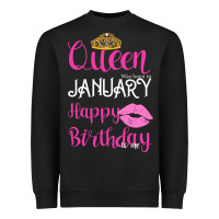 Black Queen Was Born İn January Happy Birthday Heavyweight Sweatshirt - Bettercallsaul