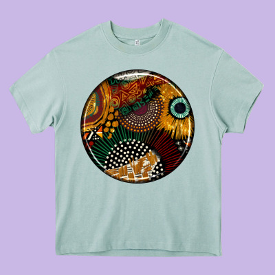 Juneteenth  Coasters Heavy Core Tee Designed By Adodesignshop