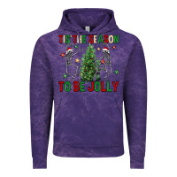 Cloud Purple Tis' the season to be Jolly Vintage Hoodie - NancyCooperArtShop