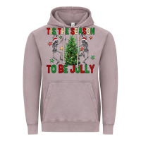Vintage Zinc Tis' the season to be Jolly Vintage Hoodie - NancyCooperArtShop