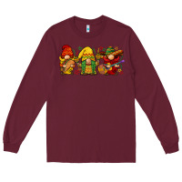 Burgundy cinco de mayo gnomies Long Sleeve Tee - BarkalooDesign