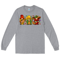 Heather Grey cinco de mayo gnomies Long Sleeve Tee - BarkalooDesign