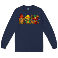 Navy cinco de mayo gnomies Long Sleeve Tee - BarkalooDesign