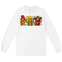 White cinco de mayo gnomies Long Sleeve Tee - BarkalooDesign