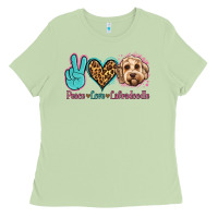 Matcha peace love labradoodle Ladies Tee - Jasminsmagicworld