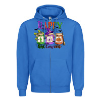 True Royal happy halloween jars Zipper Hoodie - CowGirlArtShop