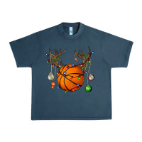 Midnight Navy Basketball Horn Christmas Urban Heavy Tee - BundleAndBundleShop
