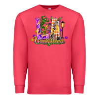Cardinal Louisiana LA Mardi Gras Premium Sweatshirt - FaDigitalArtStudio