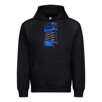 Black scissor lift Urban Hoodie - LillyAllenDesigns