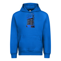 Cobalt scissor lift Urban Hoodie - LillyAllenDesigns
