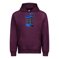 Mauve Wine scissor lift Urban Hoodie - LillyAllenDesigns