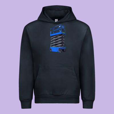 Scissor Lift Urban Hoodie Designed By Lillyallendesigns