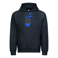 Navy scissor lift Urban Hoodie - LillyAllenDesigns