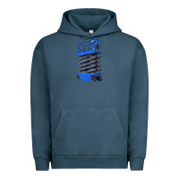 Pigment Midnight Navy scissor lift Urban Hoodie - LillyAllenDesigns