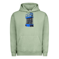Pigment Oil Green scissor lift Urban Hoodie - LillyAllenDesigns