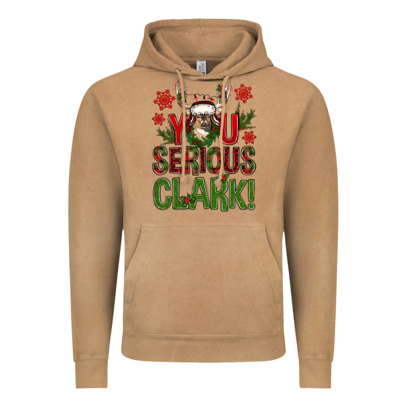 You Serious Clark Deer Vintage Hoodie by NancyCooperArtShop | Teevron