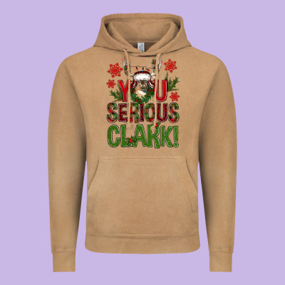 You Serious Clark Deer Vintage Hoodie Designed By Nancycooperartshop