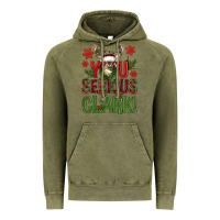 Vintage Olive You serious clark deer Vintage Hoodie - NancyCooperArtShop