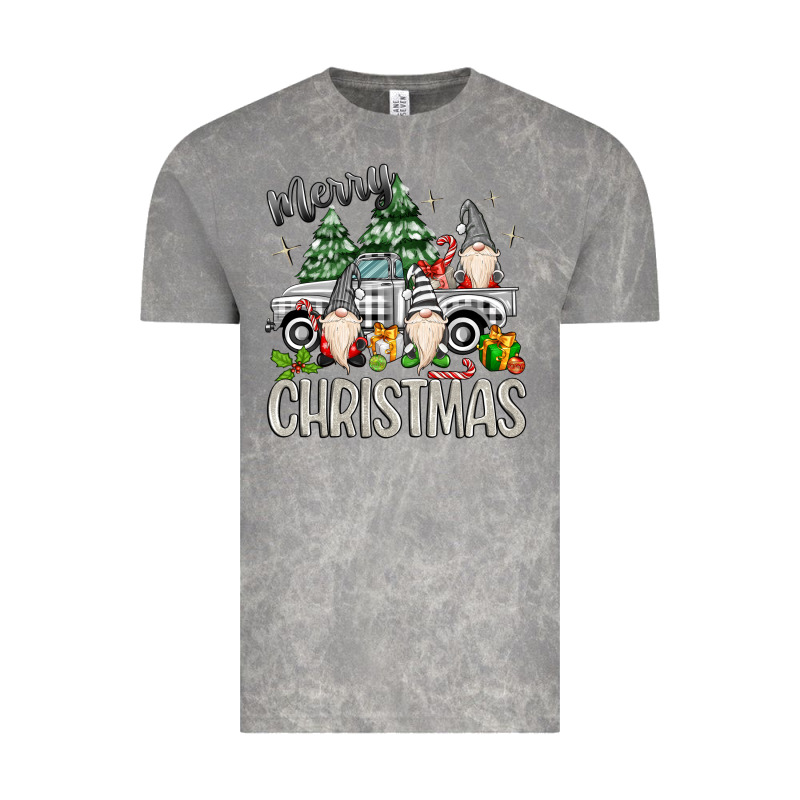 Merry Christmas Gnomes Truck Vintage Tee by MaliasSmallBusiness | Teevron