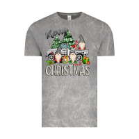 Cloud Rock merry christmas gnomes truck Vintage Tee - MaliasSmallBusiness
