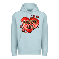 Blue Mist love bites olivia Premium Hoodie - OliviaCreatesArt