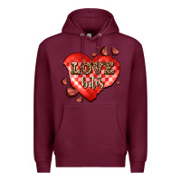 Burgundy love bites olivia Premium Hoodie - OliviaCreatesArt