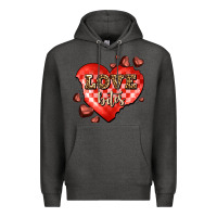 Charcoal Heather love bites olivia Premium Hoodie - OliviaCreatesArt
