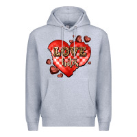 Heather Grey love bites olivia Premium Hoodie - OliviaCreatesArt