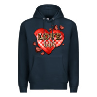 Navy love bites olivia Premium Hoodie - OliviaCreatesArt
