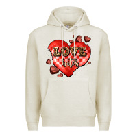 Oatmeal Heather love bites olivia Premium Hoodie - OliviaCreatesArt