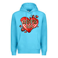 Ocean Blue love bites olivia Premium Hoodie - OliviaCreatesArt