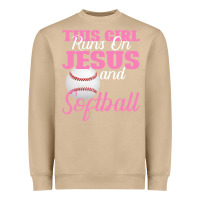 Mushroom This Girl Jesus And Softball Heavyweight Sweatshirt - Bettercallsaul