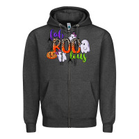 Charcoal Heather fab boo lous Zipper Hoodie - CowGirlArtShop