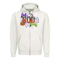 Oatmeal Heather fab boo lous Zipper Hoodie - CowGirlArtShop
