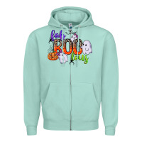 Seafoam fab boo lous Zipper Hoodie - CowGirlArtShop