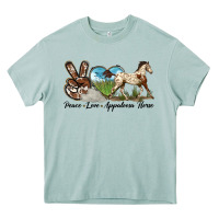 Arona peace love appaloosa horse Heavy Core Tee - LillyAllenDesigns