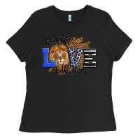 Black For The Love Of The Lions Ladies Tee - LillyAllenDesigns