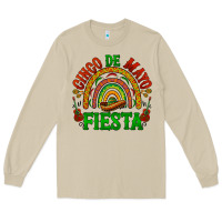 Mushroom cinco de mayo fiesta rainbow Long Sleeve Tee - BarkalooDesign