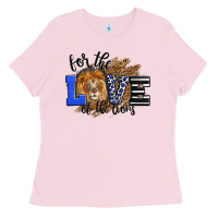 Bubblegum Pink For The Love Of The Lions Ladies Tee - LillyAllenDesigns
